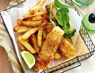 Homemade Fish Fingers & Wedges